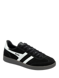 Gola Viper Suede Trainers, Black/White/Dark Gum