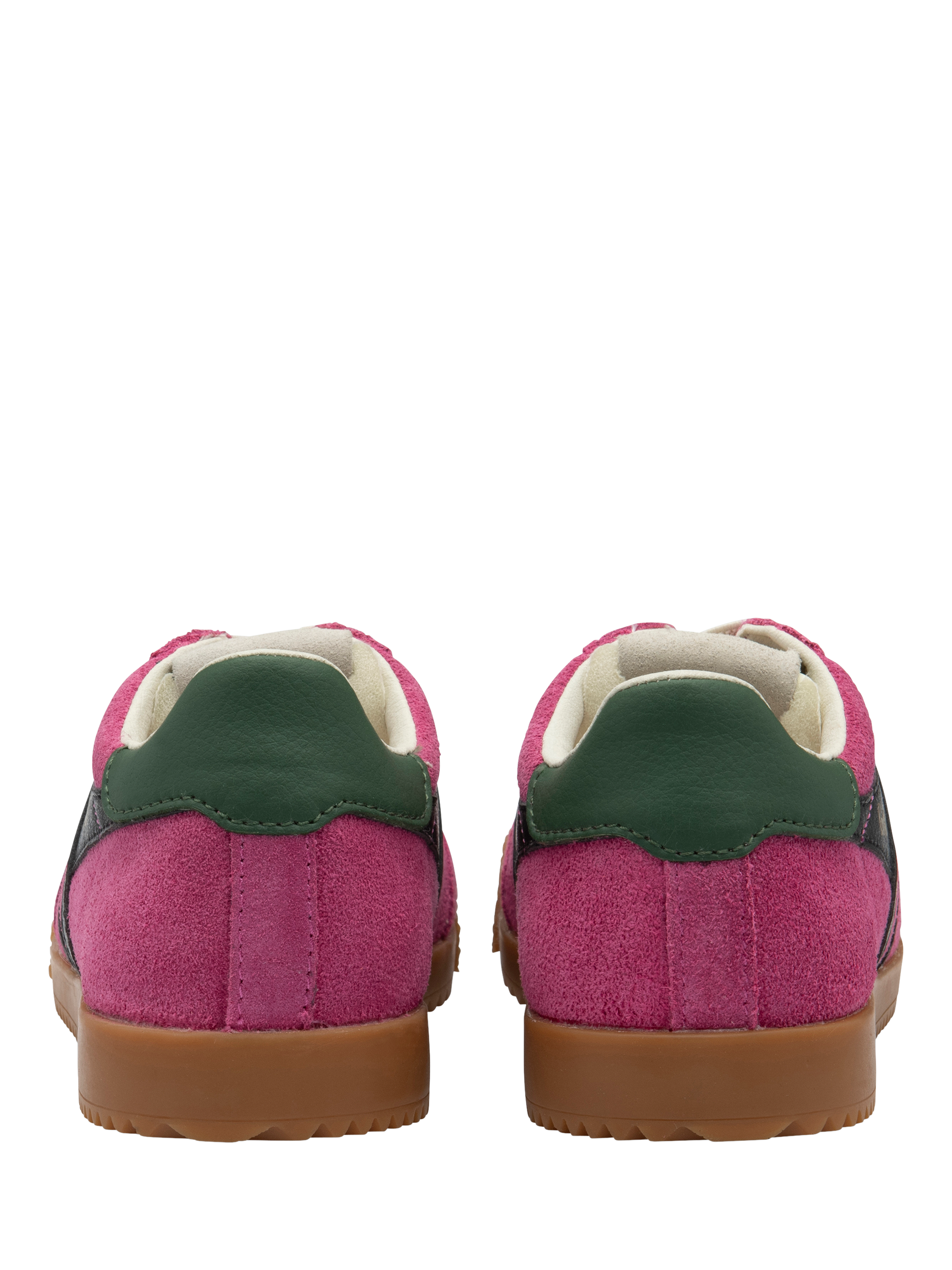 Product image 4 of 5, which shows Gola Kids' Elan Trainers, Fuchsia/Black/Evergreen, 13 Jnr