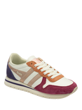 Gola Classics Daytona Quadrant Trainers, White/Cerise/Rose Gold/Plum