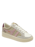 Gola Classics Superslam Blaze Trainers, Gold/Chalk/Pink/Wine