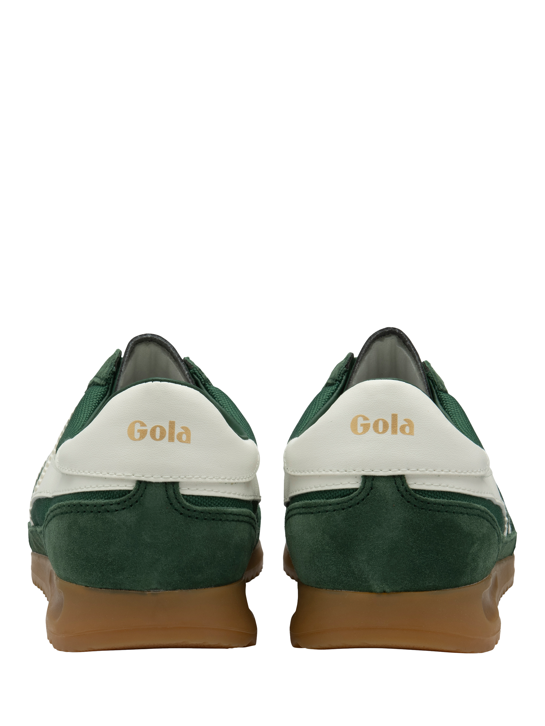 Product image 4 of 5, which shows Gola Tornado Trainers, Evergreen/Off White, 7