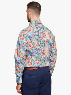 Simon Carter Liberty Fabric Una Landscape Cotton Shirt, Multi - view 2, Multi