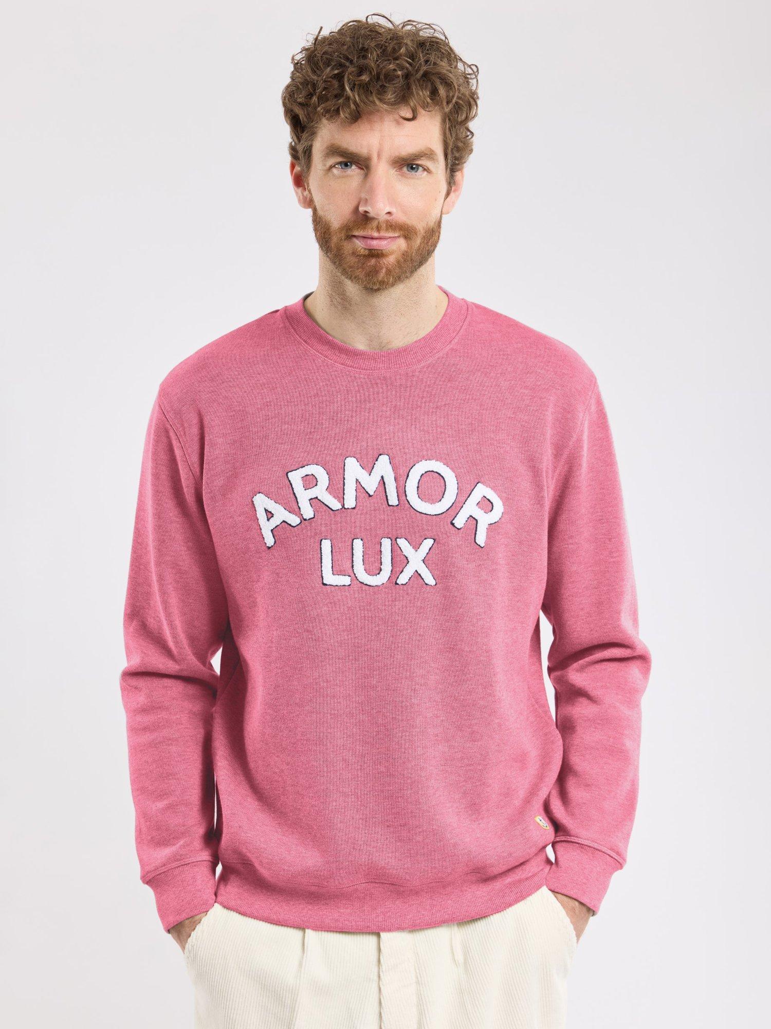 Product image 1 of 1, which shows Armor Lux Logo Cotton Crew Neck Sweater, Malaga Boucle, M