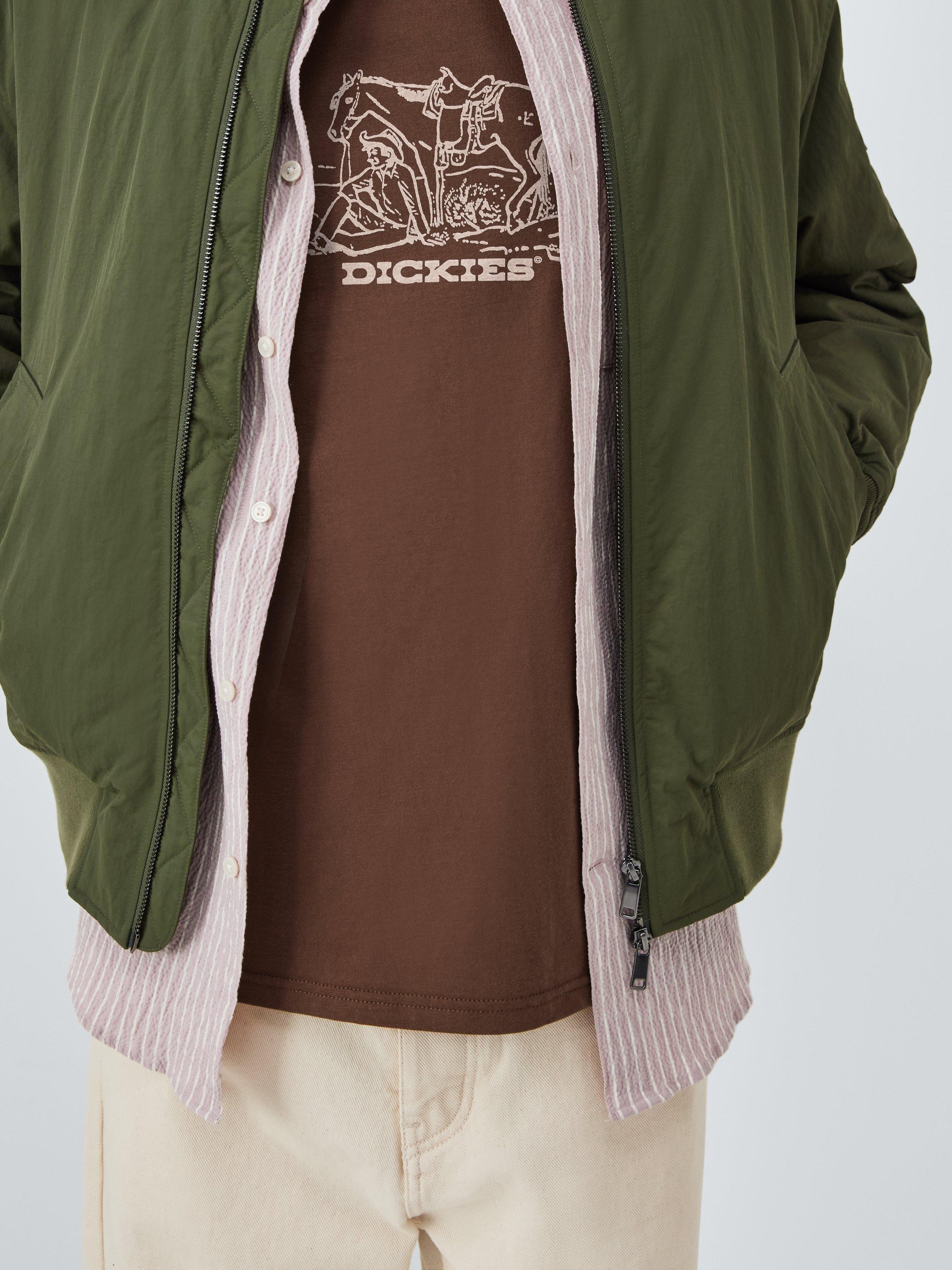 Product image 6 of 6, which shows Dickies Cotton Regular Fit Short Sleeve Campanion Logo T-Shirt, Cappuccino, S