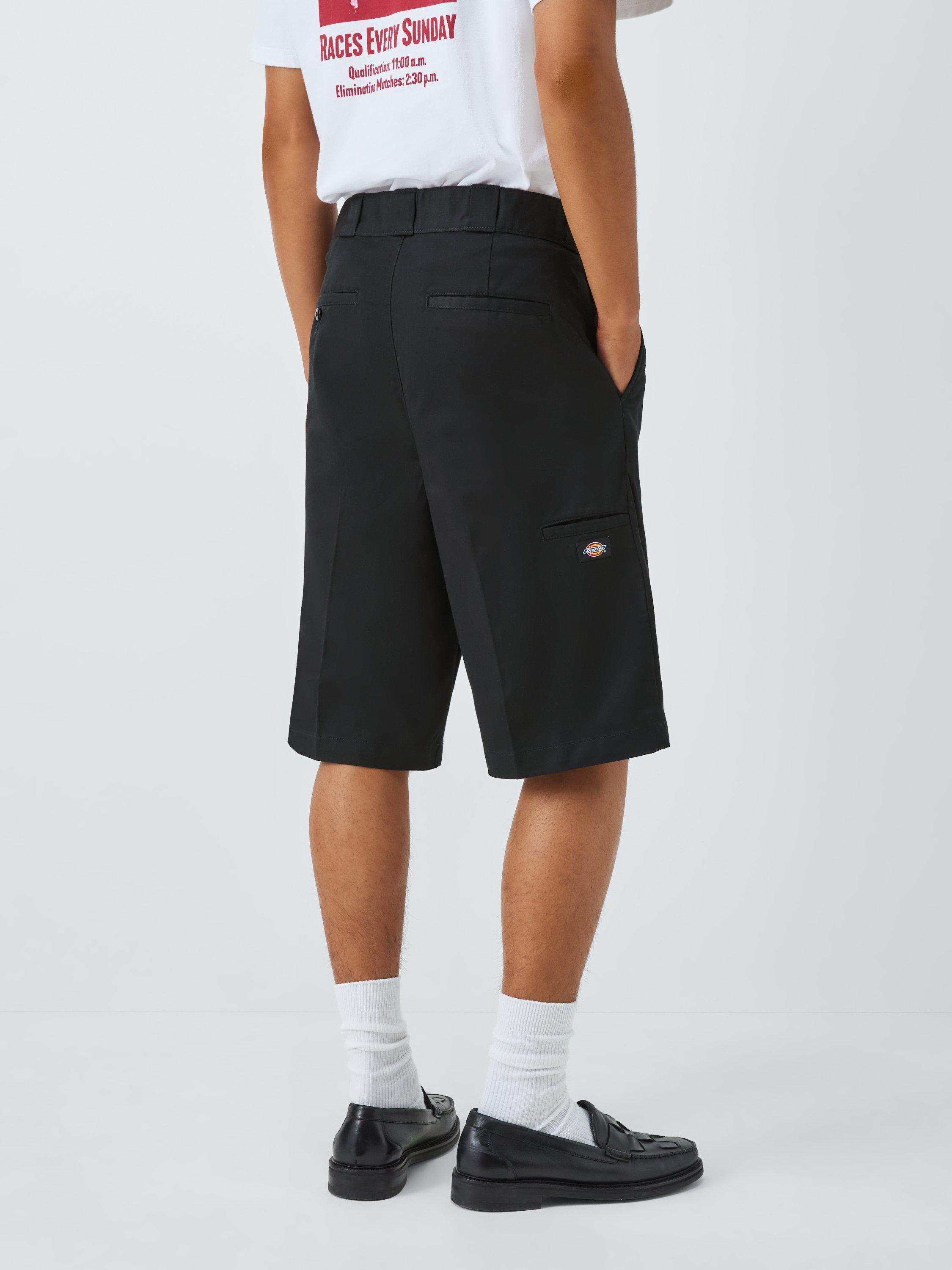 Product image 2 of 6, which shows Dickies Unionville Cotton Blend 13" Work Shorts, Black, 32R