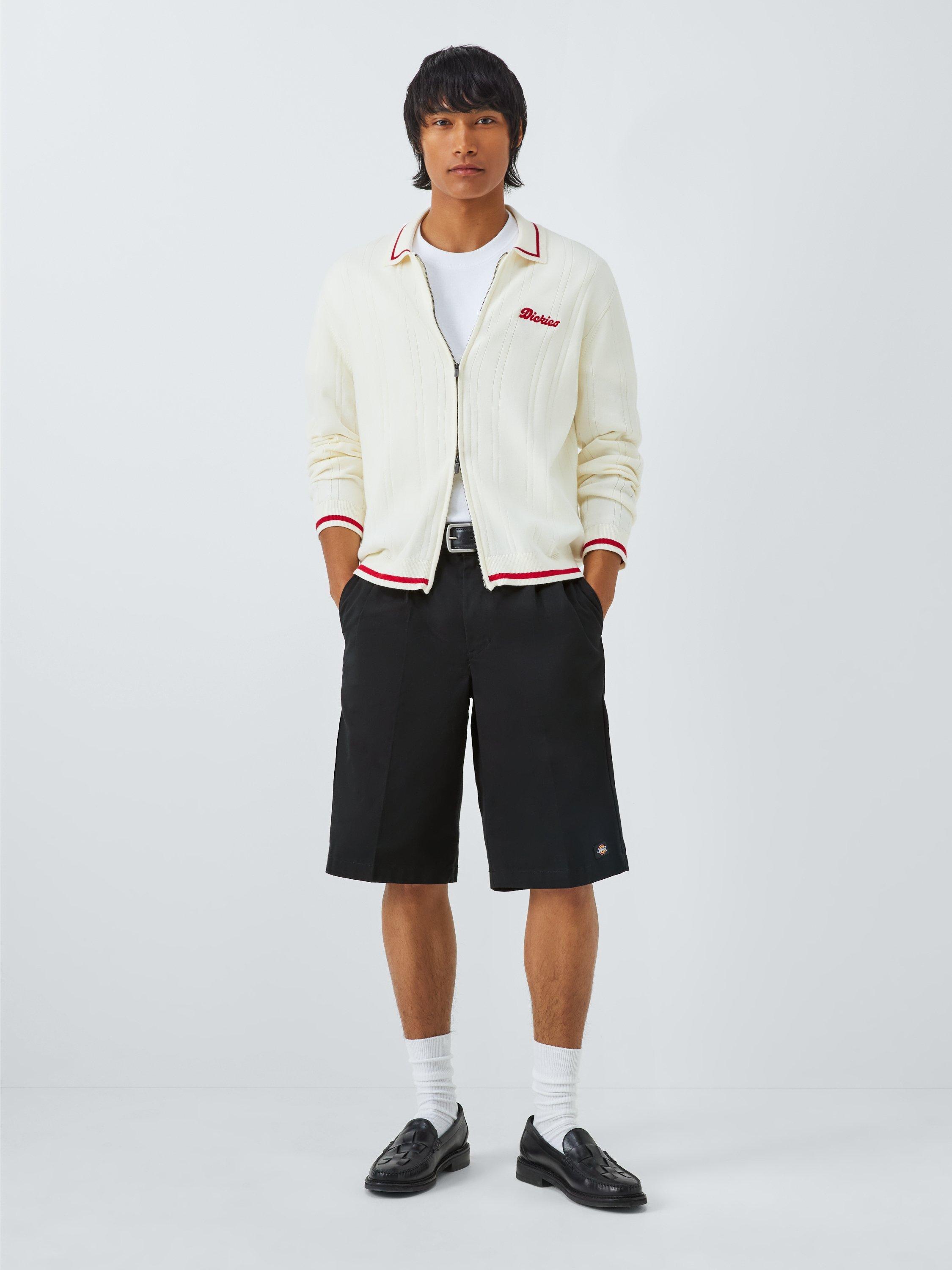 Product image 3 of 6, which shows Dickies Unionville Cotton Blend 13" Work Shorts, Black, 32R