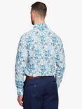 Simon Carter Liberty Fabric Coral Meadow Shirt, White/Blue