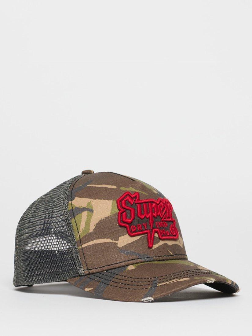 Superdry Dirt Road Trucker Cap, Para Camo, One Size