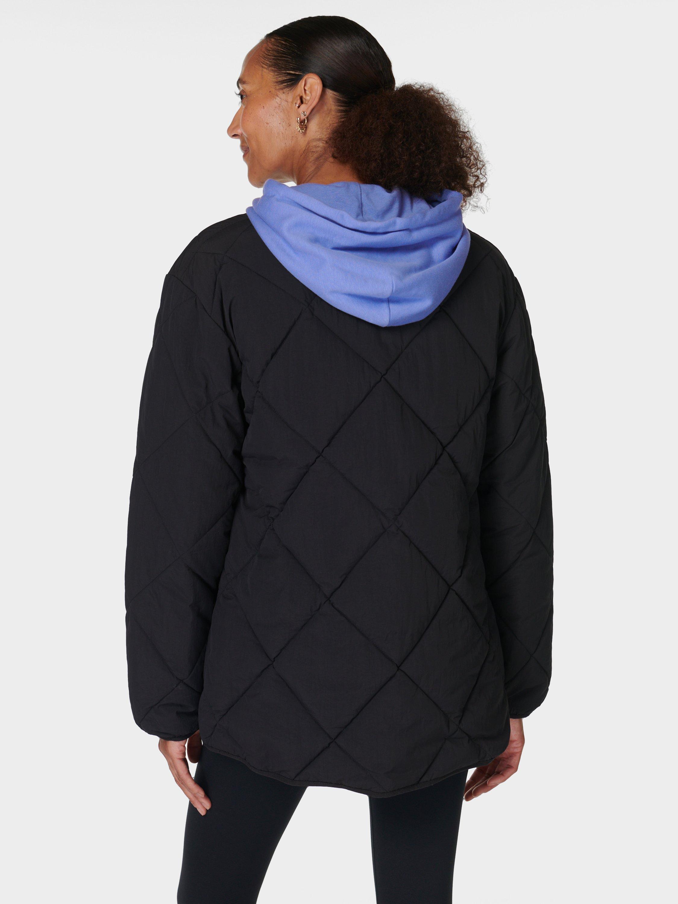Product image 2 of 7, which shows Sweaty Betty On The Move Quilted Jacket, Black, S