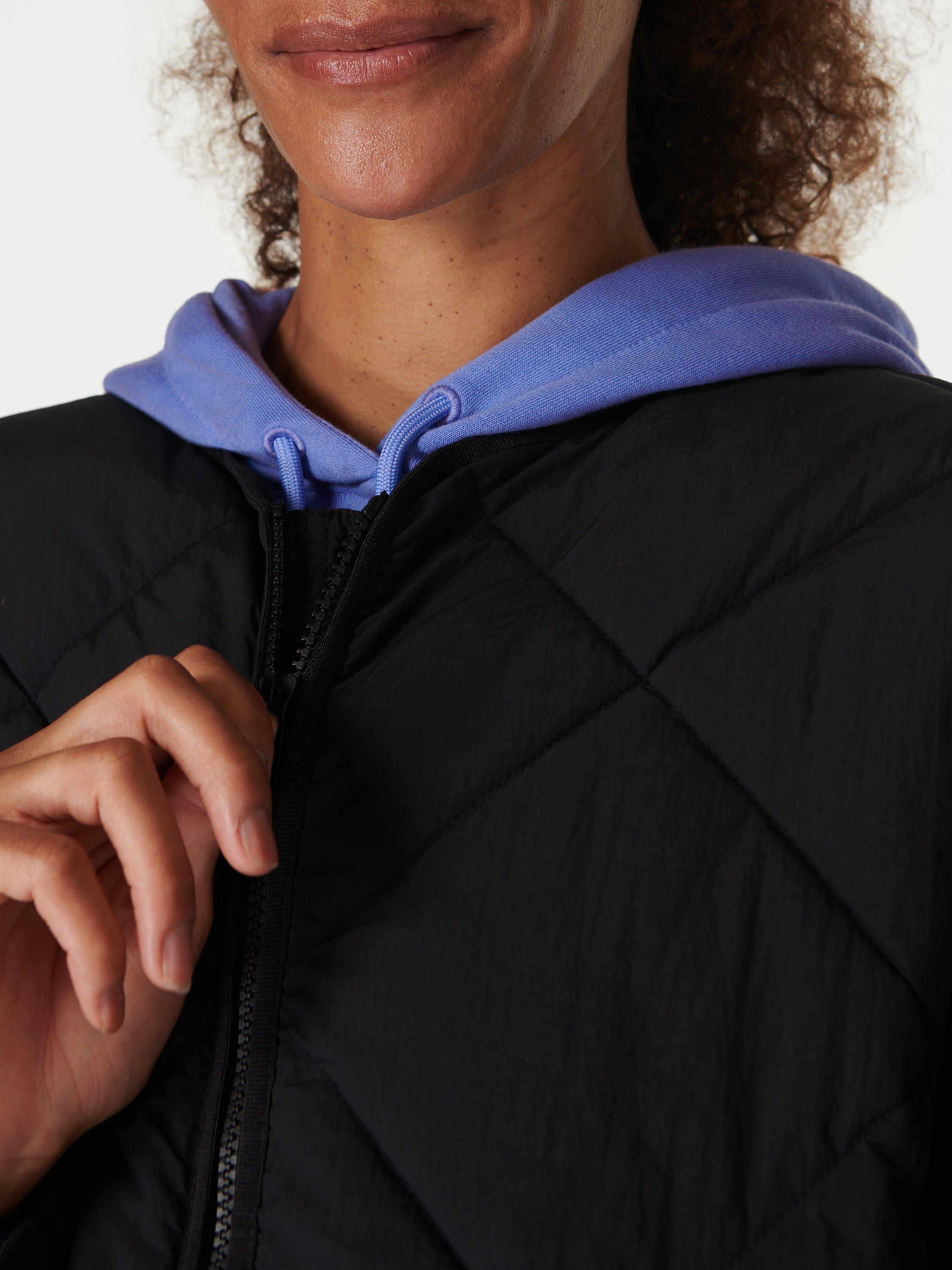 Product image 6 of 7, which shows Sweaty Betty On The Move Quilted Jacket, Black, S
