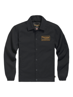 Triumph Motorcycles Oiley Coach Jacket, Black, Black