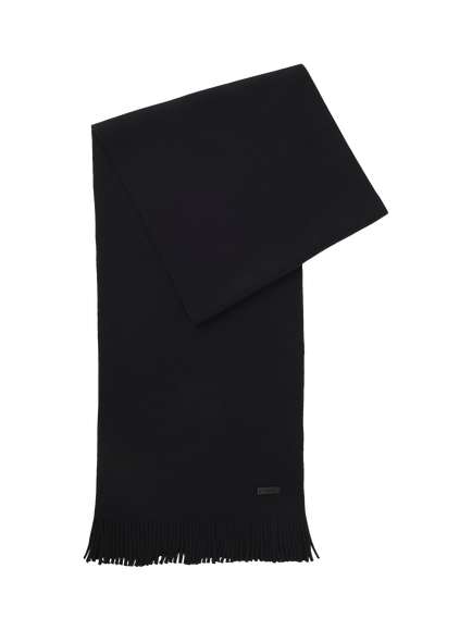 BOSS Wool Scarf, Black
