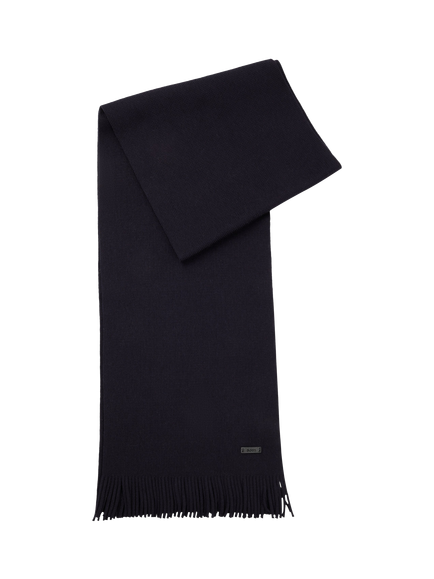 BOSS Wool Scarf, Dark Blue