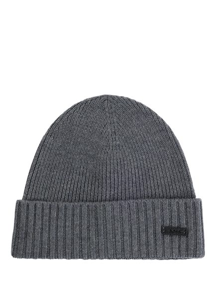 BOSS Wool Beanie, Medium Grey, Medium Grey
