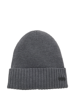 BOSS Wool Beanie, Medium Grey - view 2, Medium Grey