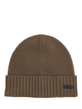 HUGO BOSS Ribbed Beanie, Open Green