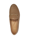 Dune London Glair Wide Fit Leather Loafers, Caramel