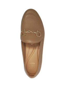 Dune London Glair Wide Fit Leather Loafers - view 2, Caramel