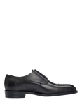 HUGO BOSS Leather Monk Shoes, Black