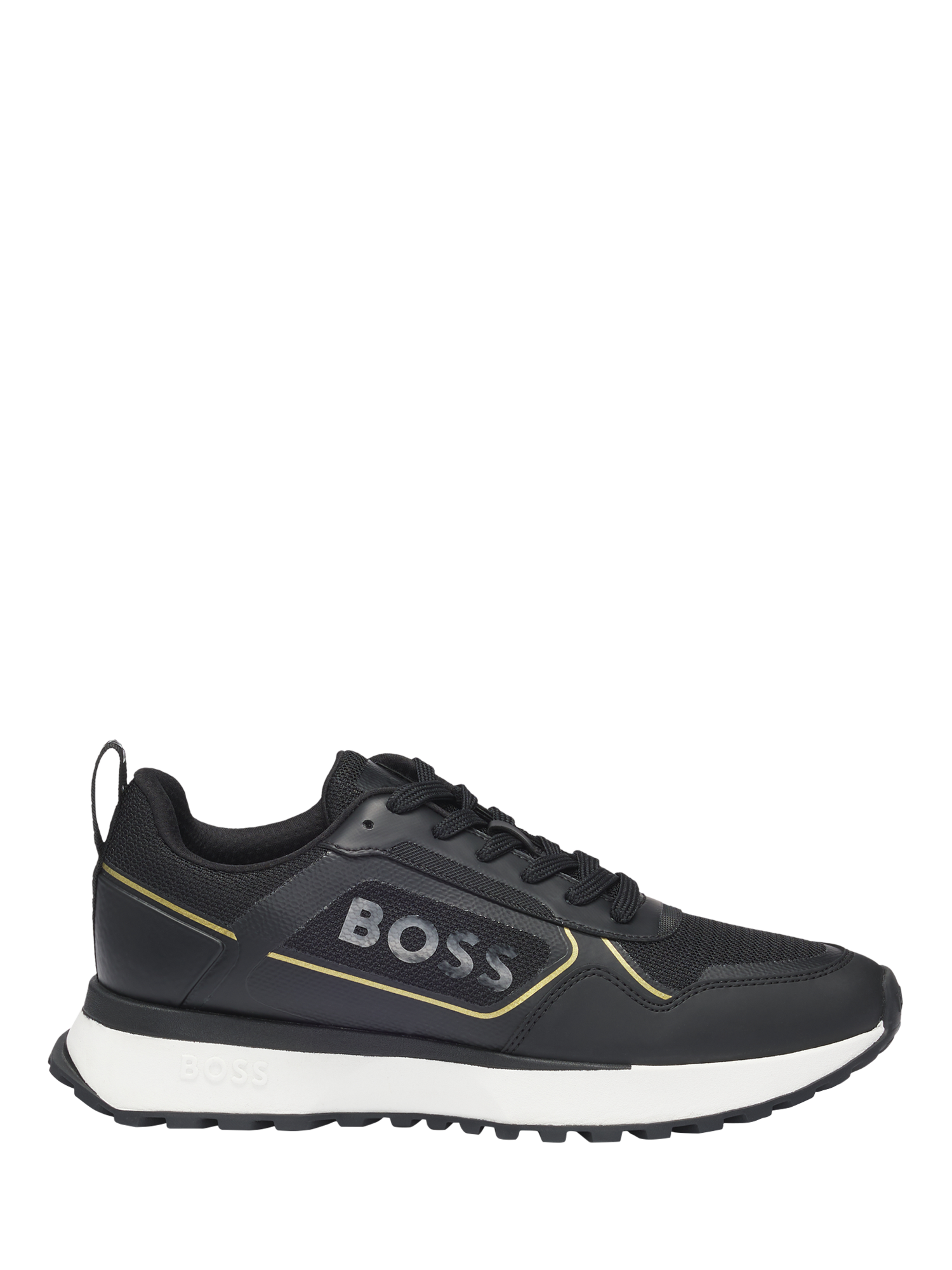 Product image 1 of 5, which shows BOSS Jonah Running Trainers, Black, 5