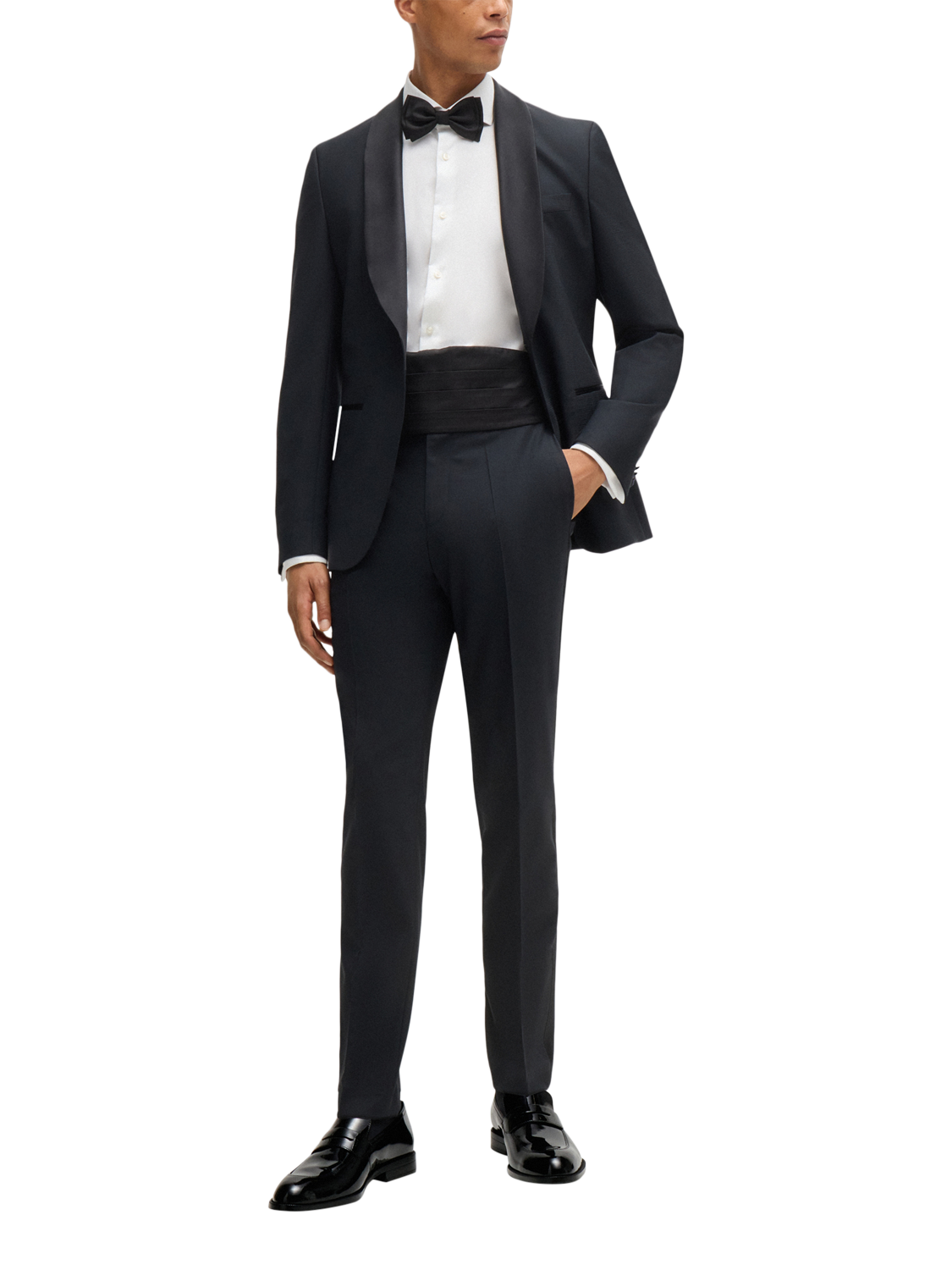 Product image 5 of 5, which shows HUGO BOSS Patent Leather Loafers, Black, 11.5