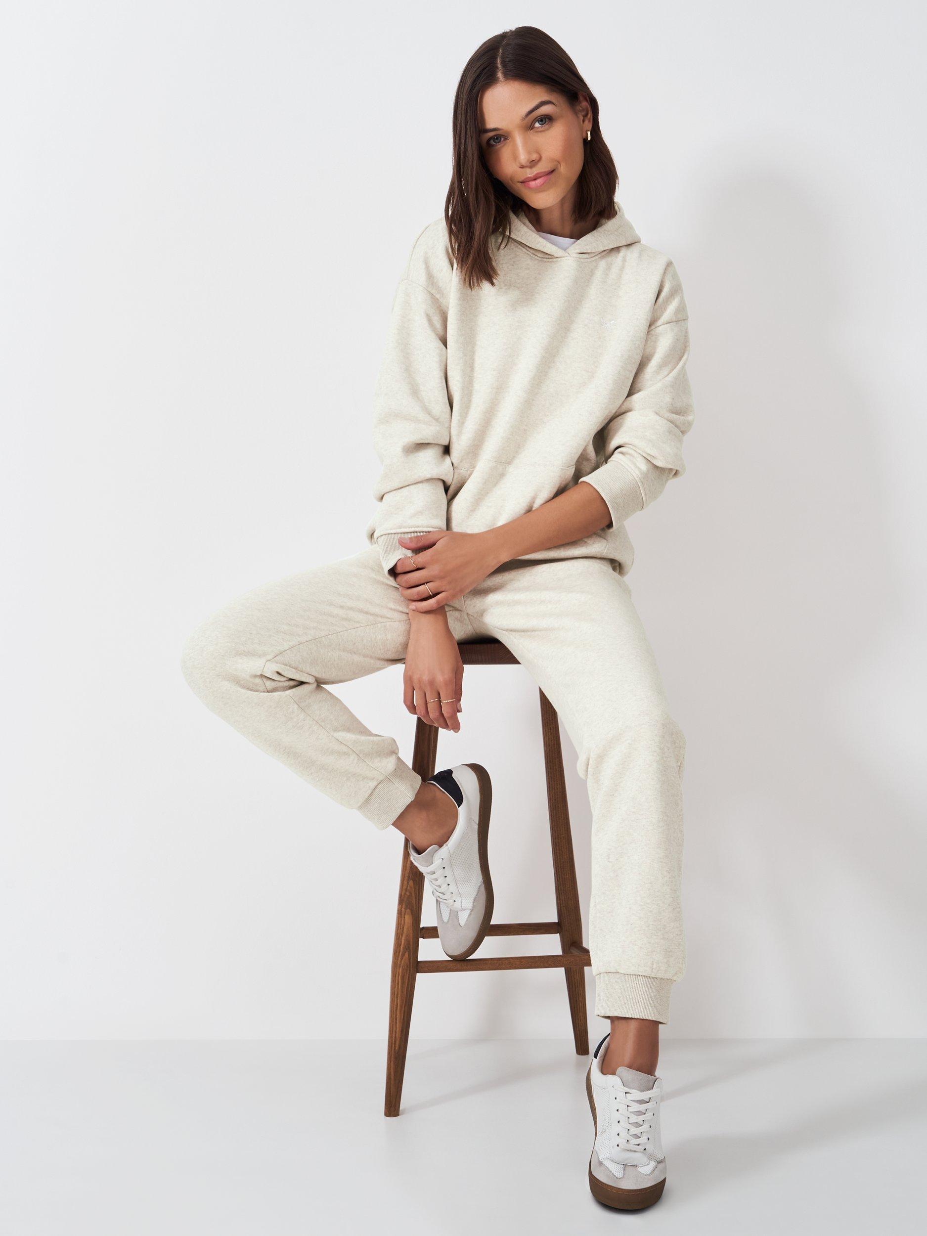 Product image 3 of 5, which shows Crew Clothing Sherpa Lined Hoodie, Oatmeal, 8