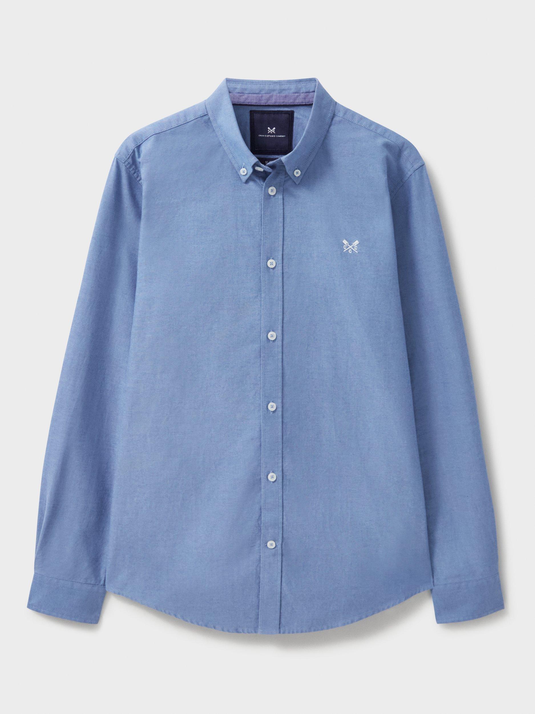 Product image 4 of 5, which shows Crew Clothing Slim Fit Shirt, Dark Blue, L