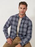 Crew Clothing Cotton Regular Fit Check Flannel Shirt, Blue/Multi
