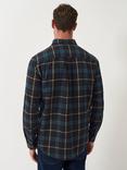 Crew Clothing House Brushed Cotton Flannel Shirt, Green/Multi