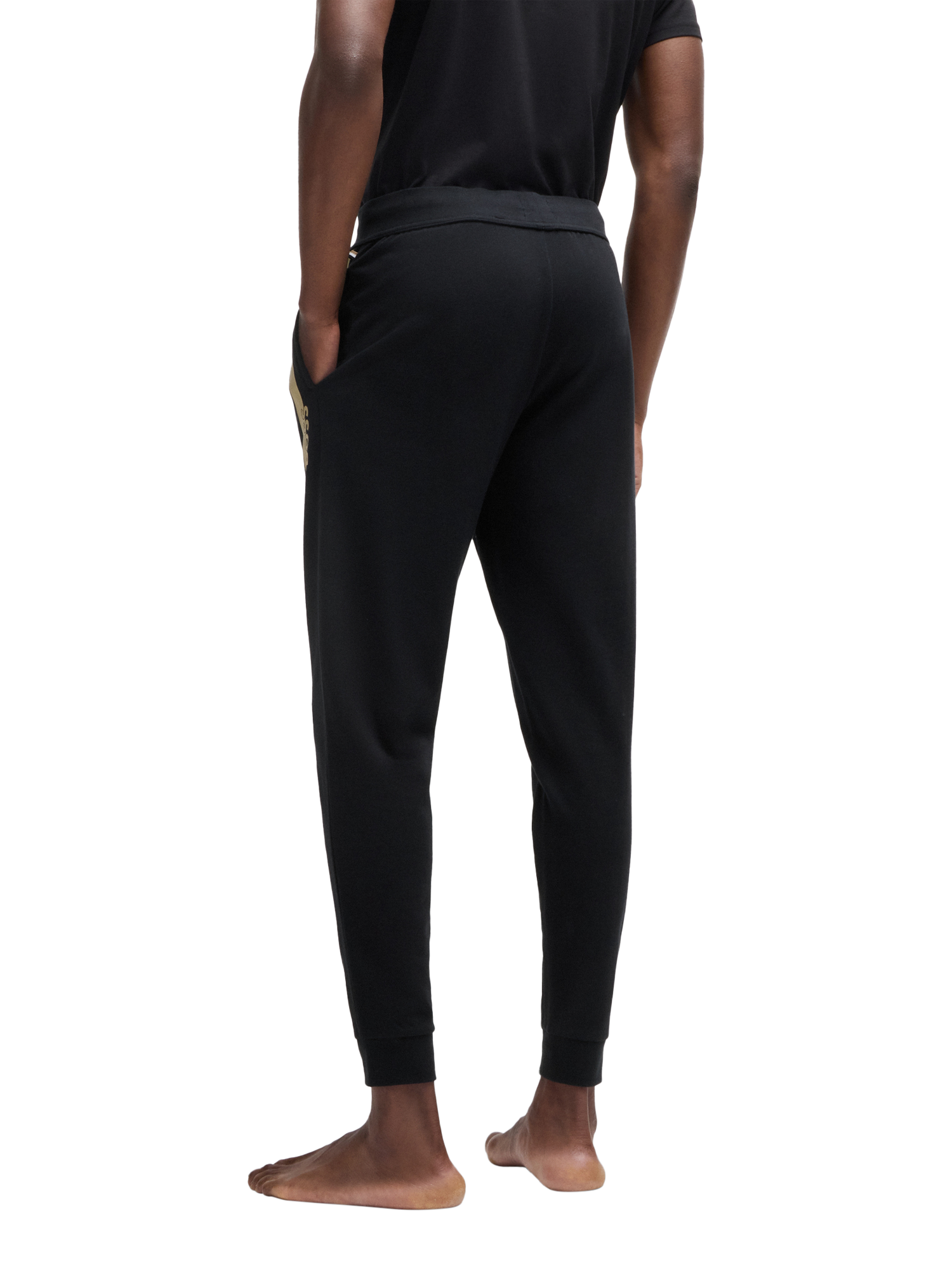 Product image 2 of 5, which shows HUGO BOSS Foiled Lounge Pants, Black, S