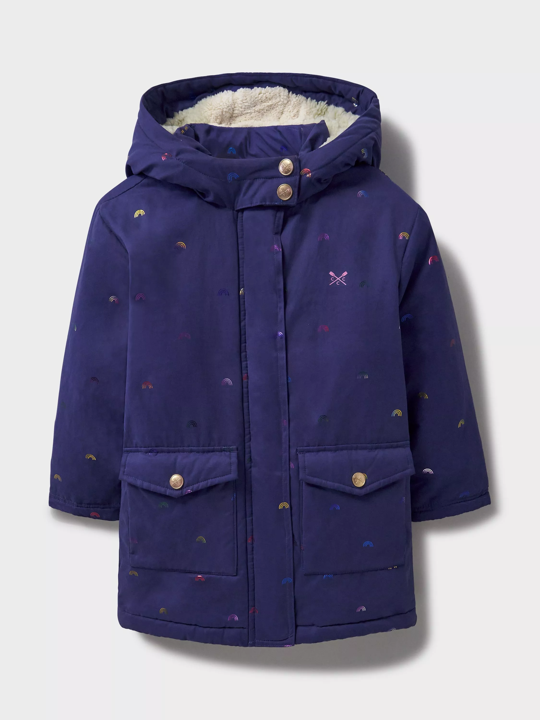 Boys rainbow coat online