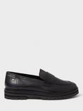 Crew Clothing Leather Chunky Loafers