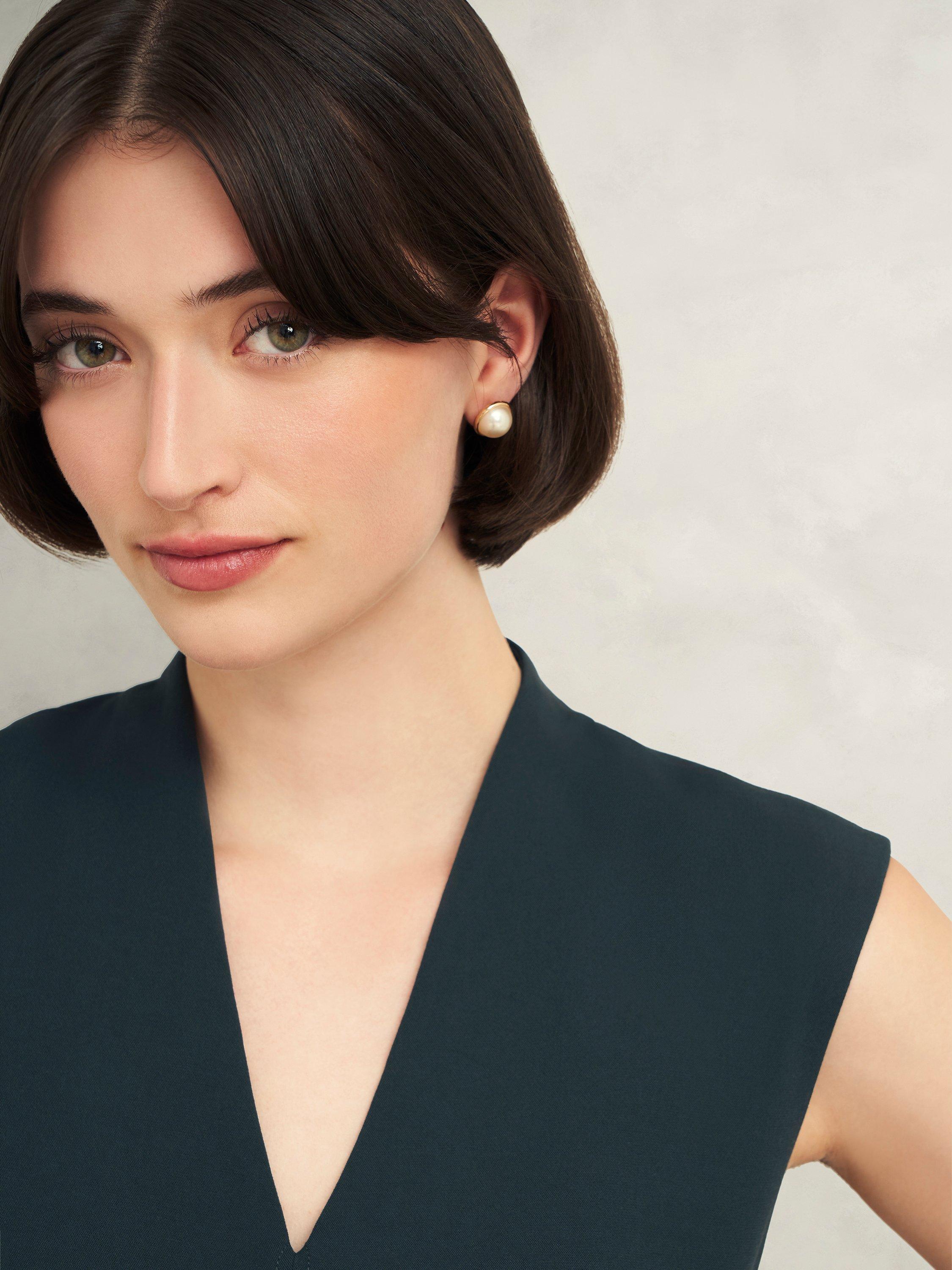 Product image 3 of 5, which shows Hobbs Marina Sleeveless Dress, Green, 10
