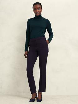 Hobbs Aly Slim Fit Trousers, Navy, Navy