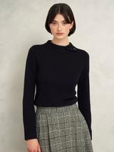 ホブズ HOBBS GRETA LUREX JUMPER （NAVY MULTI） Hobbs London Greta Lurex Jumper In Navy Multi - 48% Off