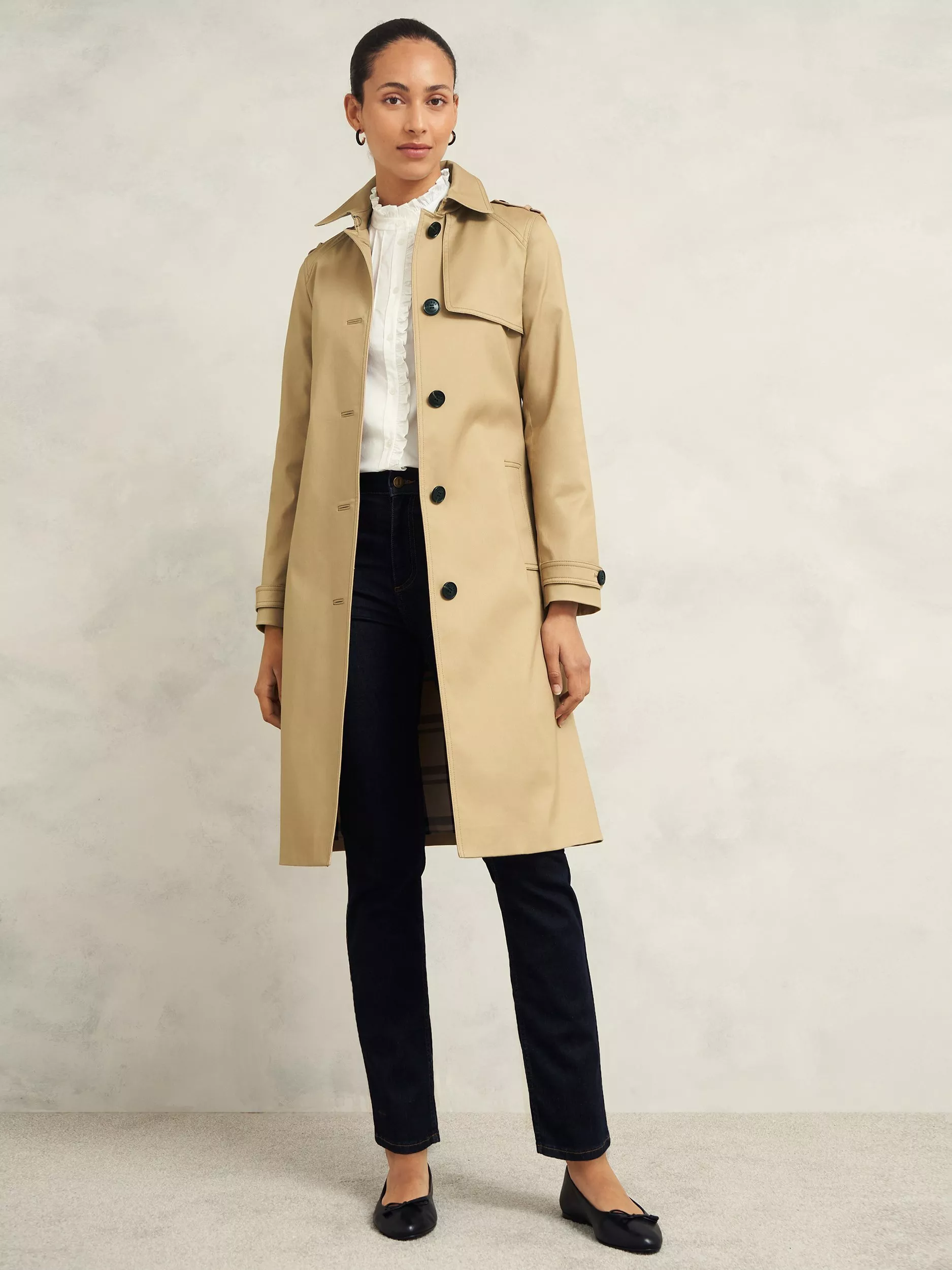 Petite trench coat uk best sale