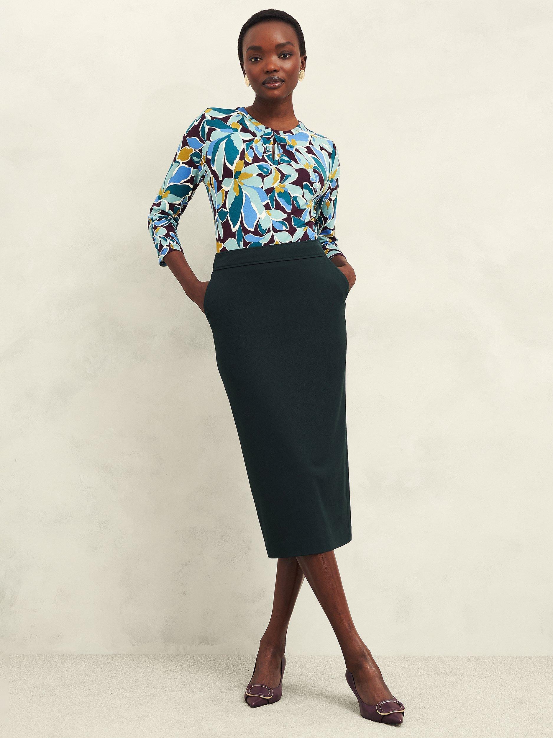 Hobbs black pencil skirt hotsell