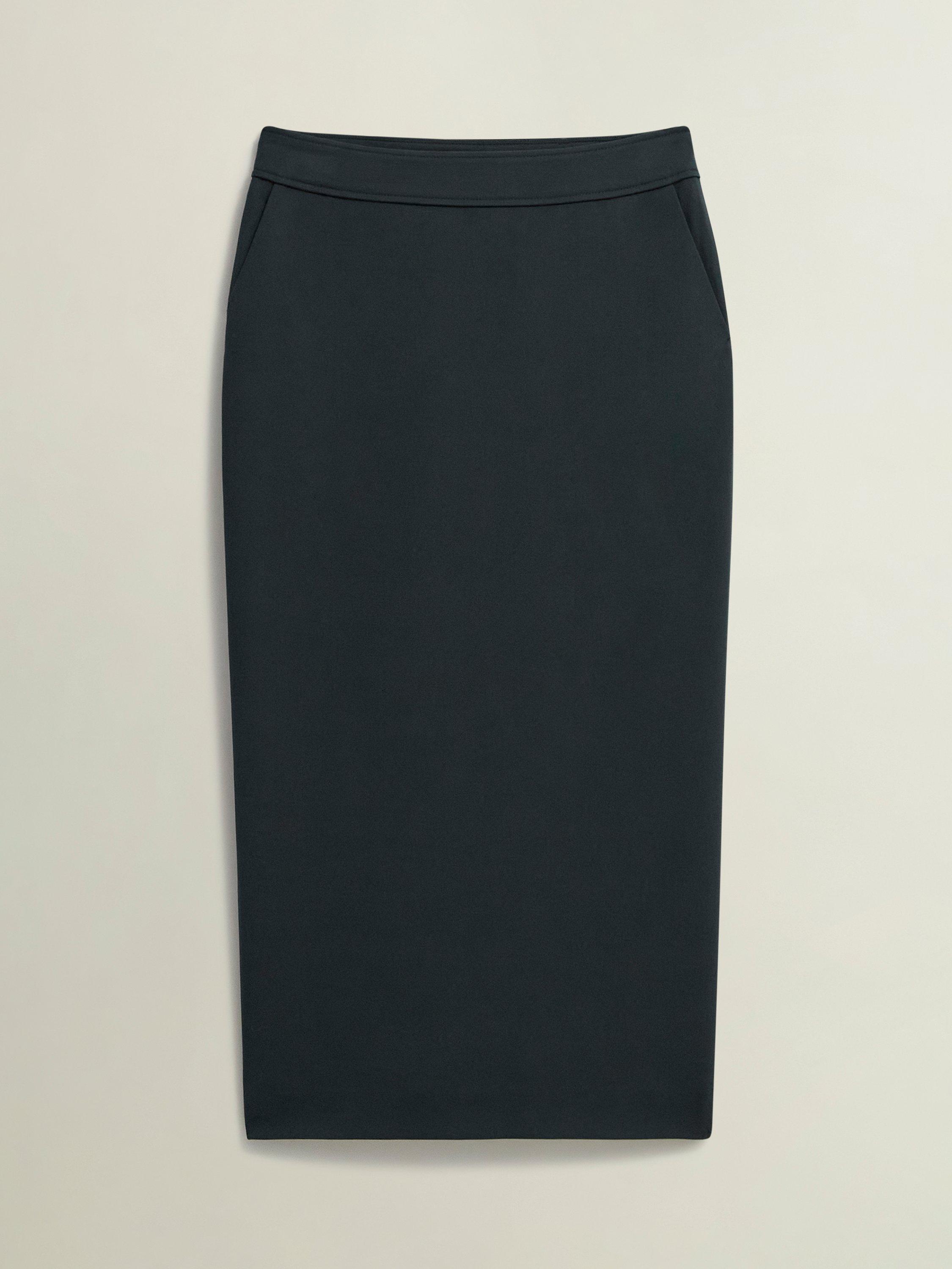 Product image 4 of 6, which shows Hobbs Linda Pencil Skirt, Deep Pine Green, 10
