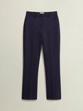 Hobbs Gerrie Wool Blend Trousers, Navy