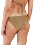 Accessorize Shimmer Bikini Bottoms, Gold