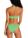 Accessorize Textured Halter Bikini Top, Green