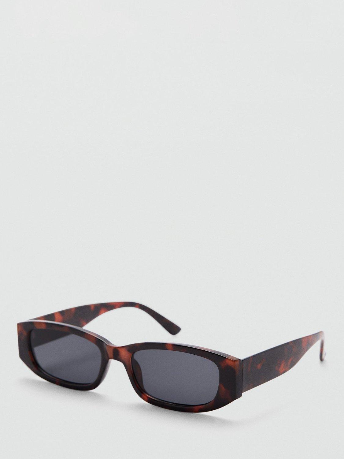 Mango Adela Sunglasses, Dark Brown, One Size