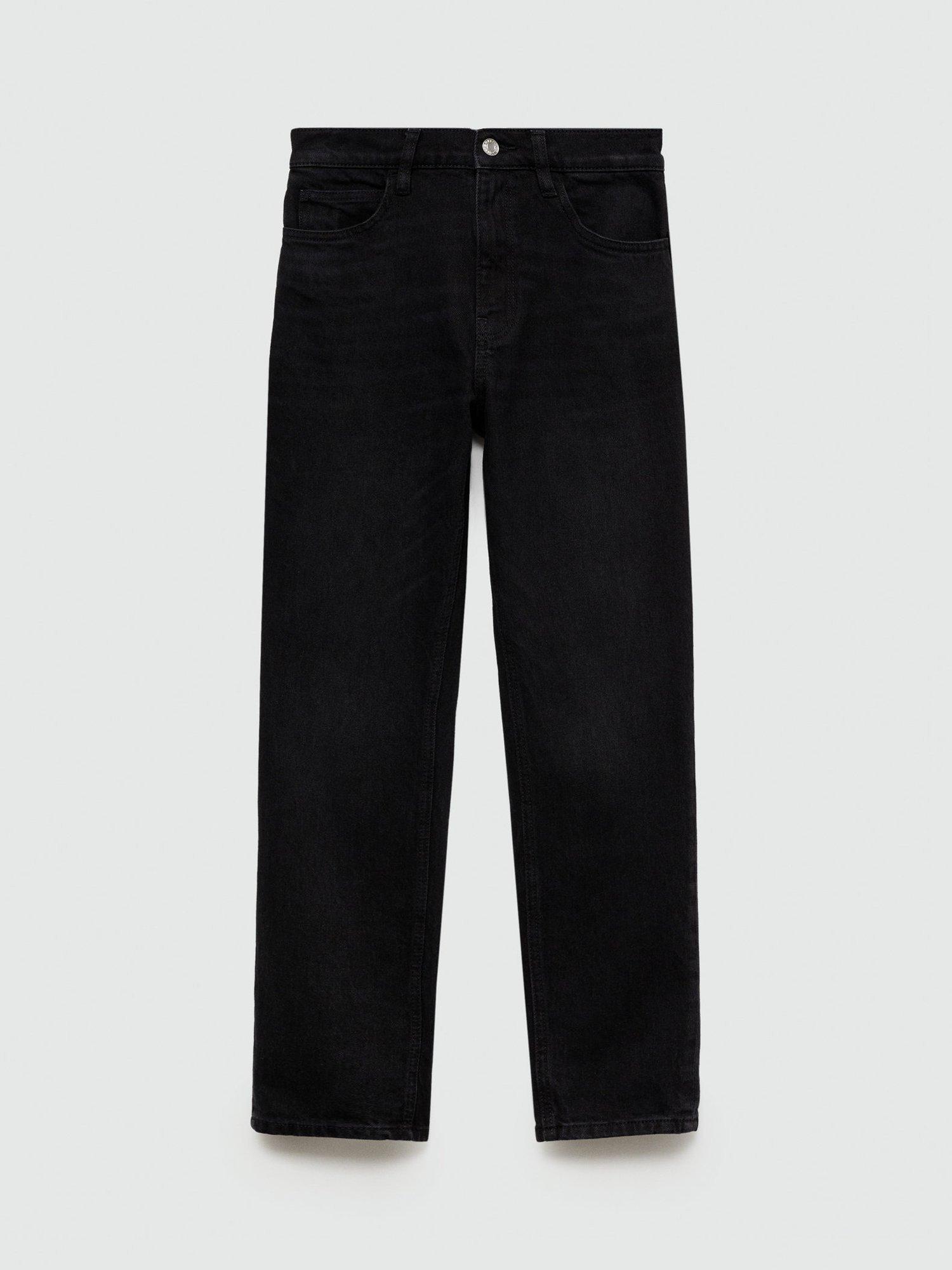 Product image 3 of 8, which shows Mango New High Waisted Mom Jeans, Open Grey, 10