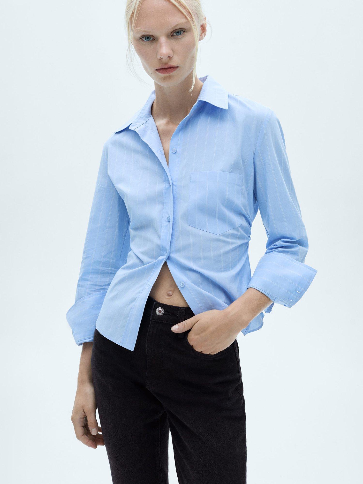 Product image 6 of 8, which shows Mango New High Waisted Mom Jeans, Open Grey, 10