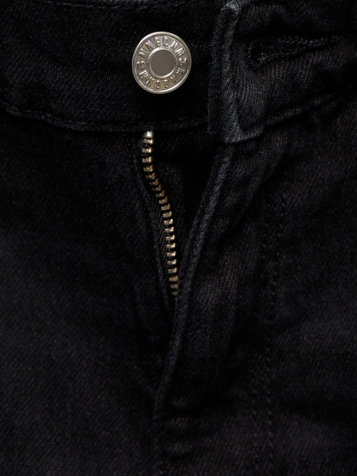 Product image 8 of 8, which shows Mango New High Waisted Mom Jeans, Open Grey, 10