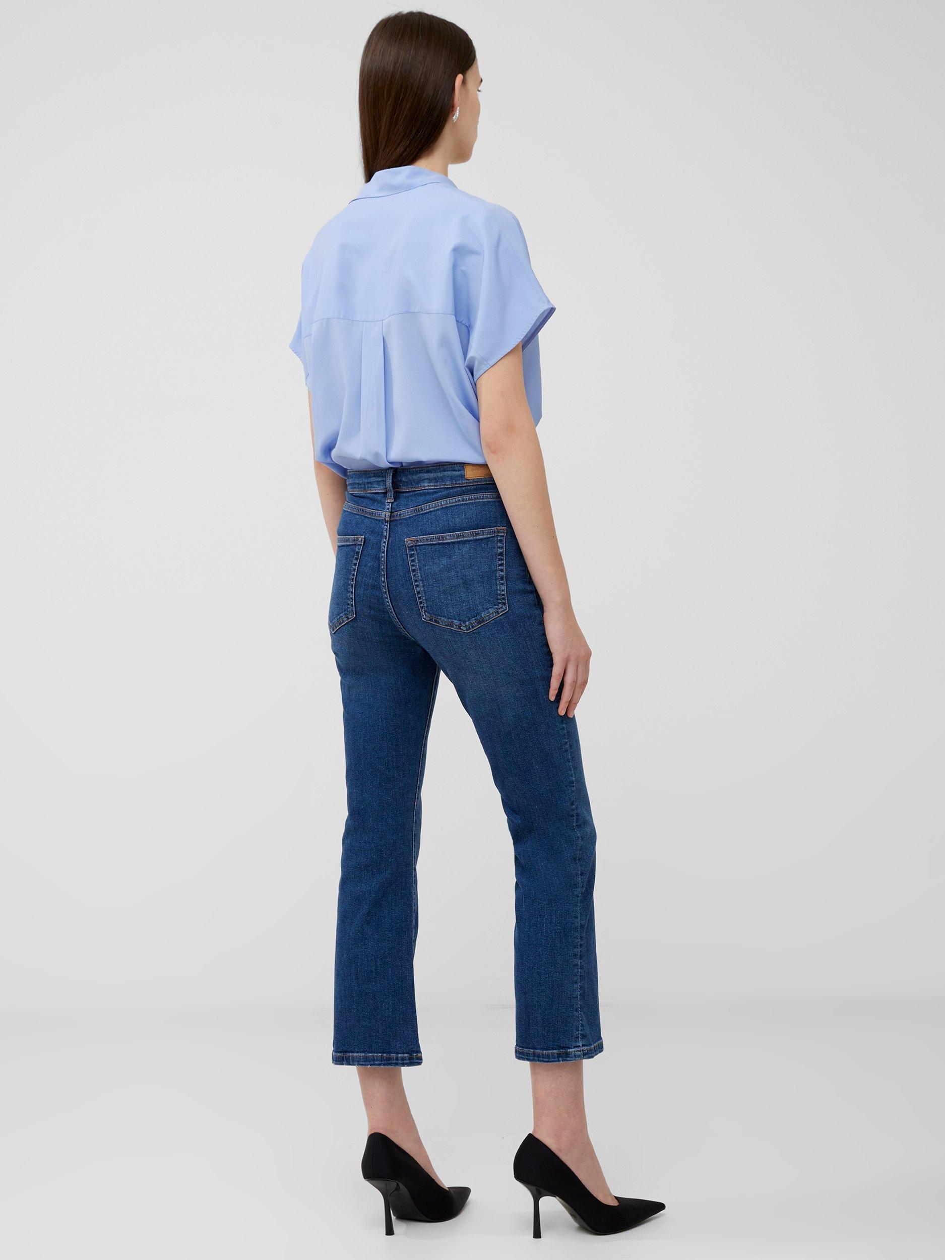 Product image 3 of 4, which shows French Connection Stretch Bootcut Ankle Grazer Jeans, Vintage Mid Wash, 8