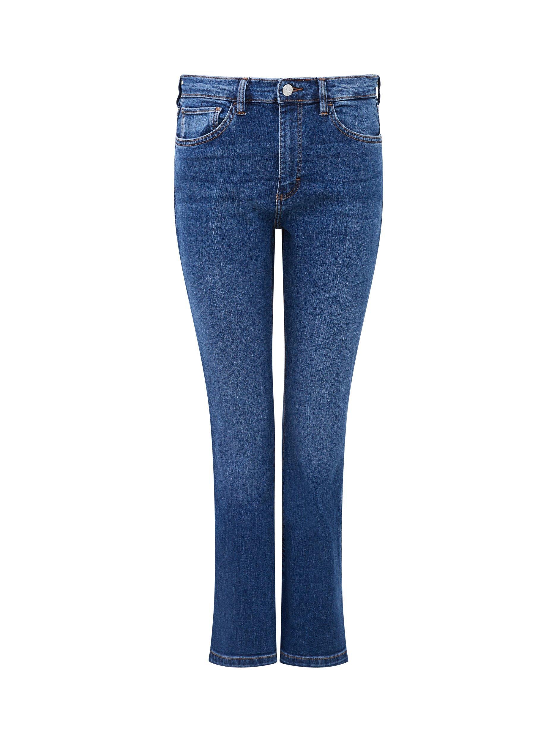 Product image 4 of 4, which shows French Connection Stretch Bootcut Ankle Grazer Jeans, Vintage Mid Wash, 8