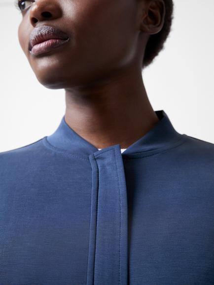 French Connection Wren Bomber Jacket - view 2, Midnight Blue