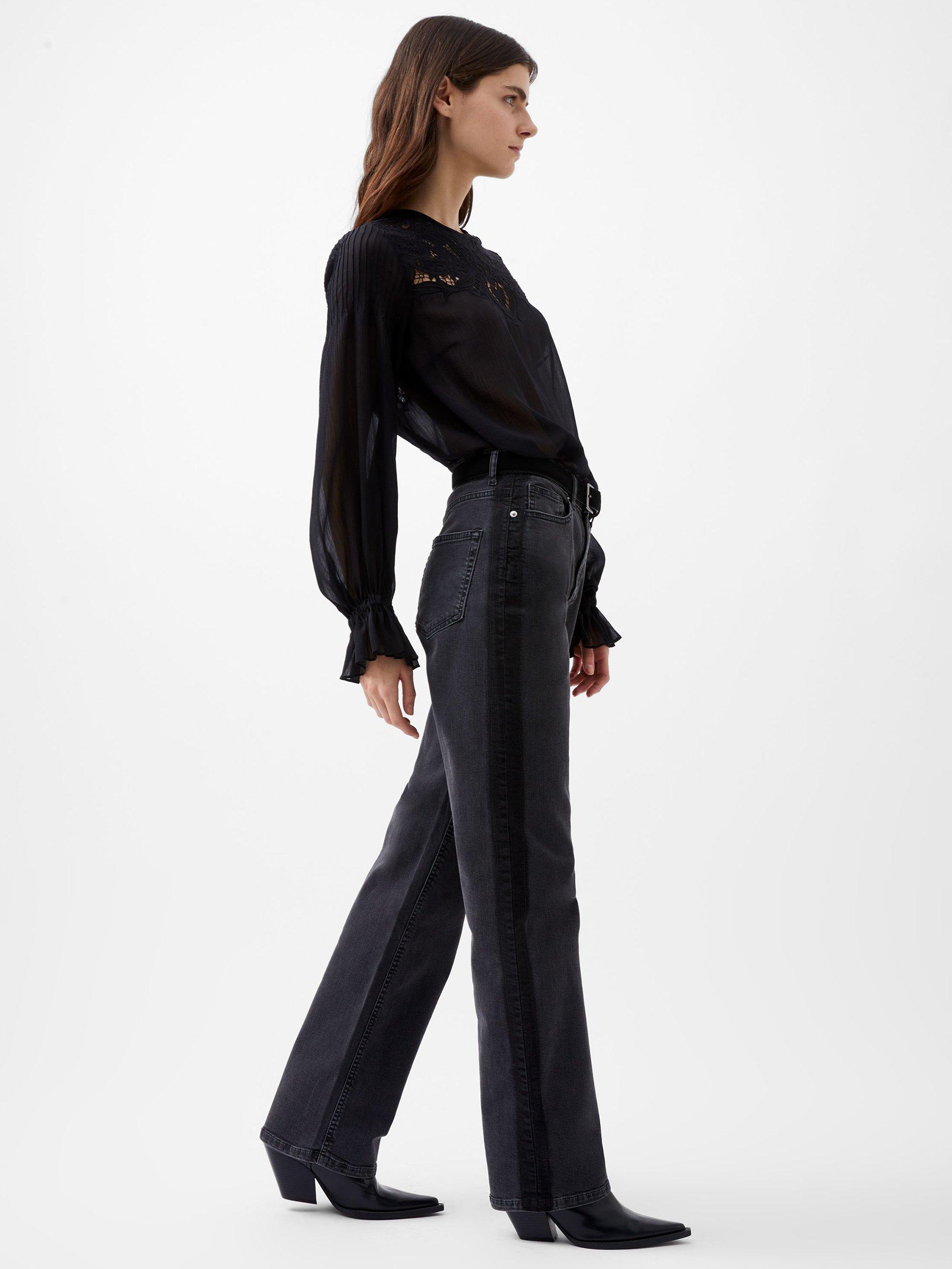 Product image 1 of 4, which shows French Connection Toms Denim Jeans, Black/Multi, 6