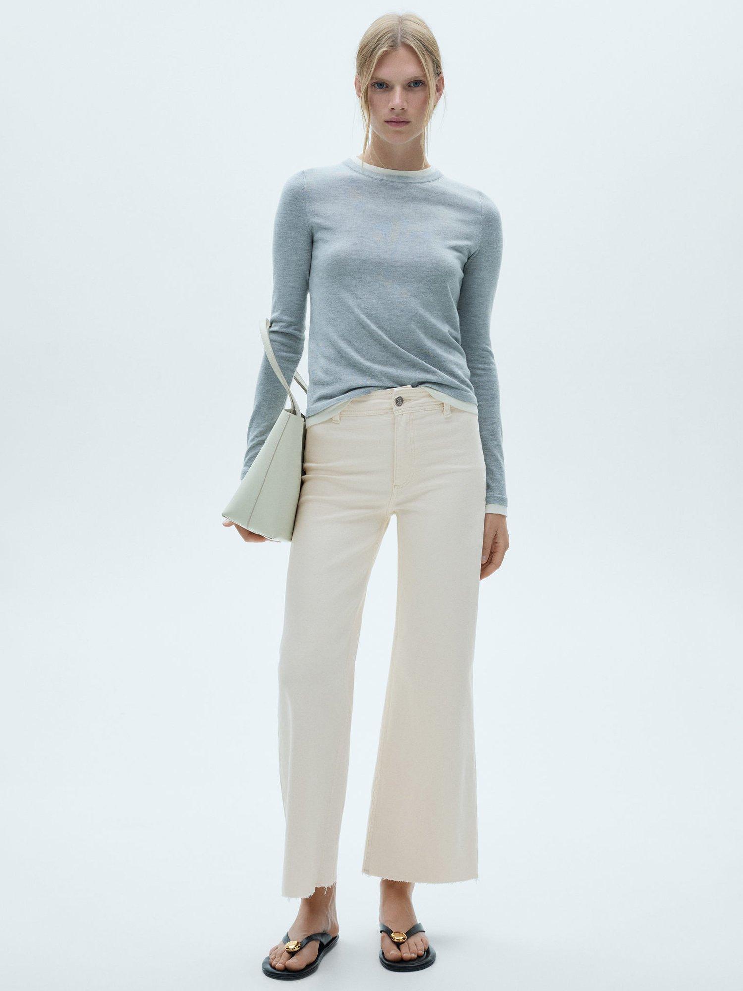 Mango culotte relaxed jeans clearance
